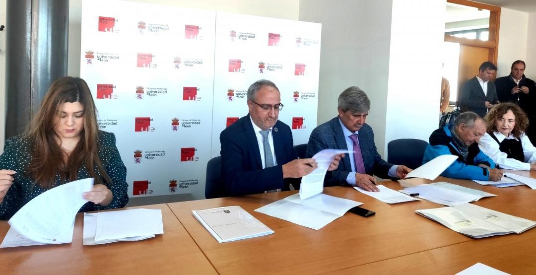 Firmado convenio con la Universidad de León